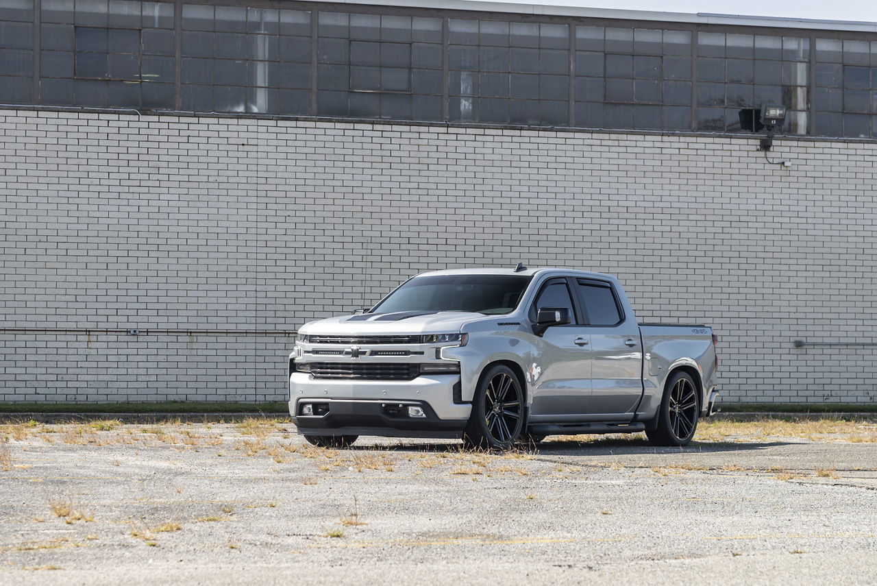 2020 Chevrolet Silverado DUB FLEX Black DUB Wheels